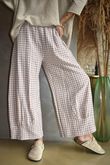 Annie Gingham Quirky 7/8 Pant Antique Rose